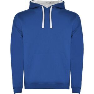 Roly Mens Urban Hoodie / Royal Blue/White